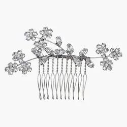 2022 New Crystal Flower Zircon Wedding Bridal Hair Combs Hair Accessories For Women