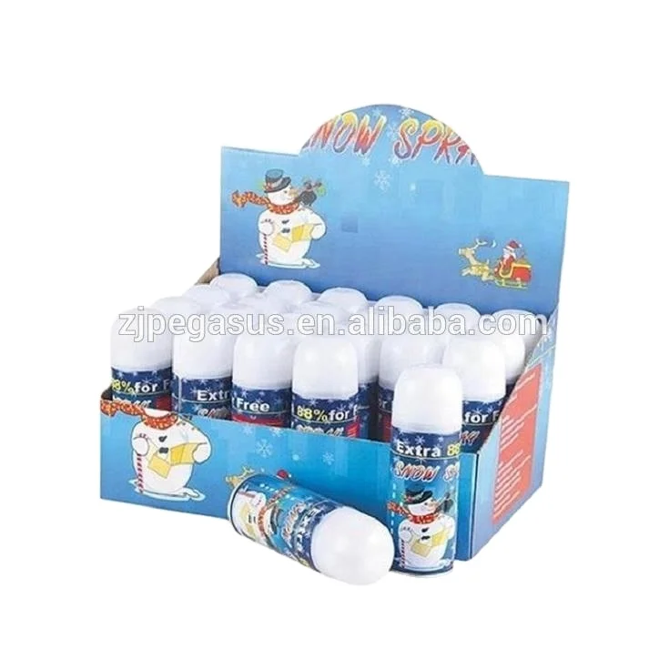 Christmas tree outdoor artificial crazy 250ml snow spray