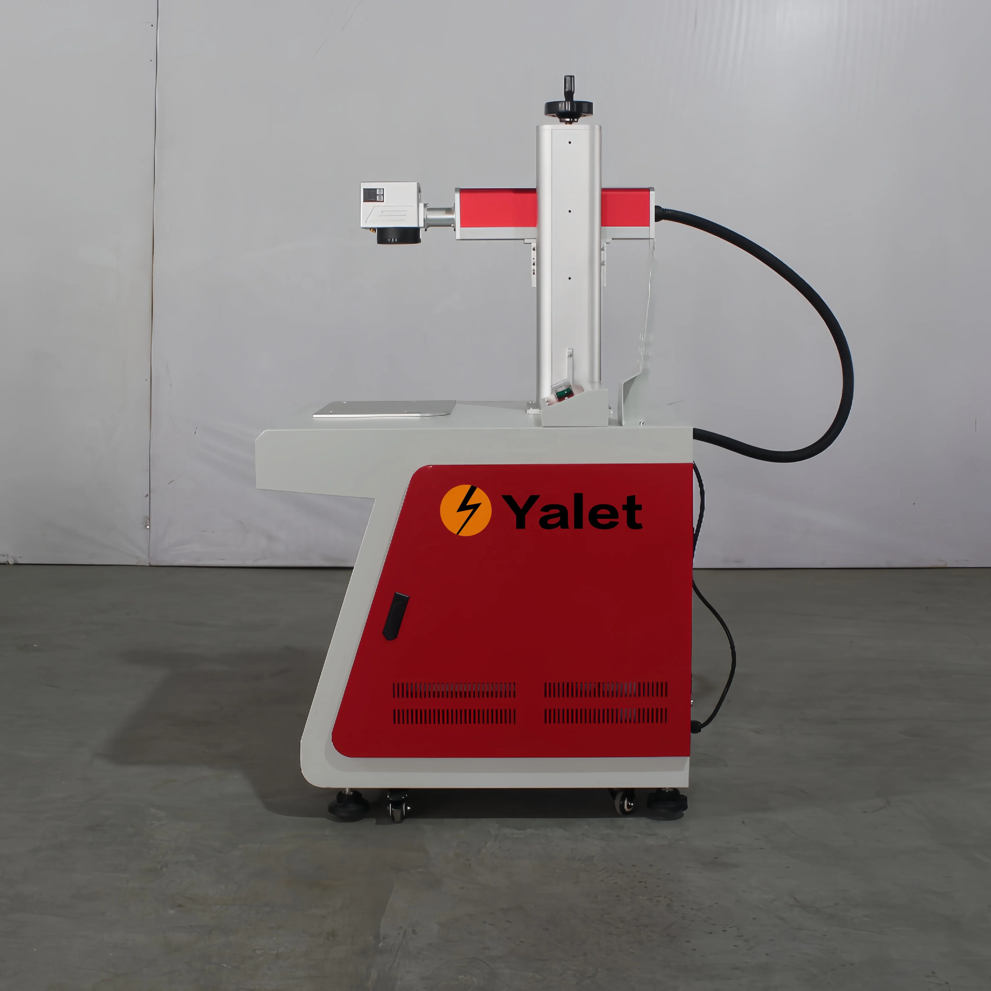 Best selling price 20W  30W  50W desktop cabinet  steel metal non-metal 3D fiber laser marking machine