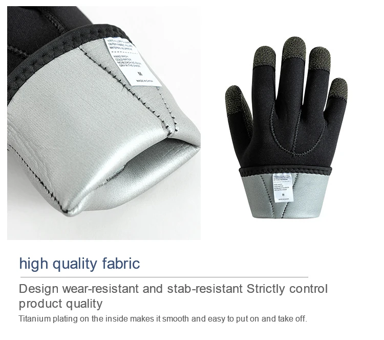 Spot 3mm Diving Gloves Anti-cut Wear-resistant Non-slip Catch Crab Anti-thorn Winter Swimming Warm Snorkeling Gloves