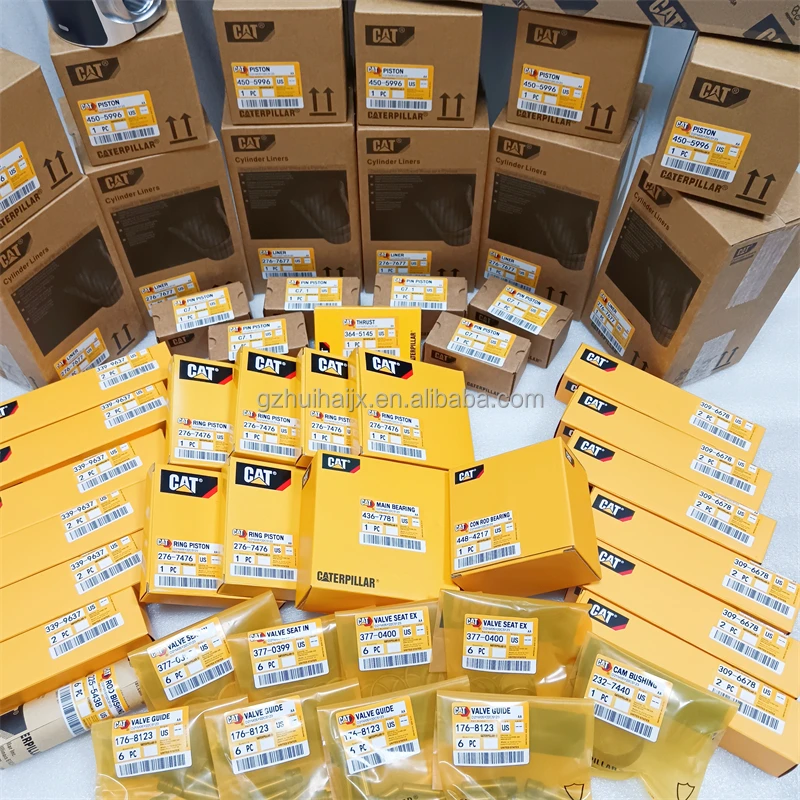 Caterpillar Genuine Engine Spare Parts 3066 3304 3306 C4.4 C6.4 C6.6 C7 C9 C10 C13 C15 C18 Caterpillar Overhaul Repair Kit