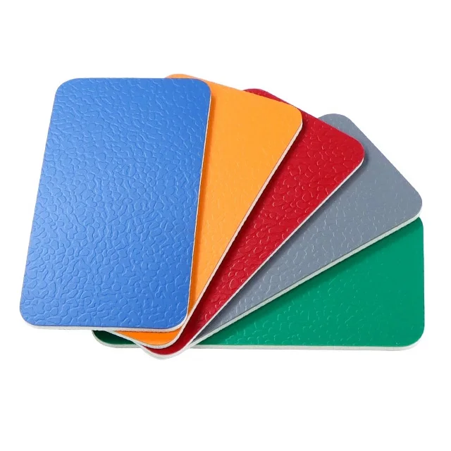 Factory price professional badminton sport composite waterproof non slip mat pvc vinyl flooring