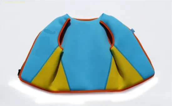 2022 Top New Design Silkscreen Print Kids Neoprene Swim Vest with Frontzip