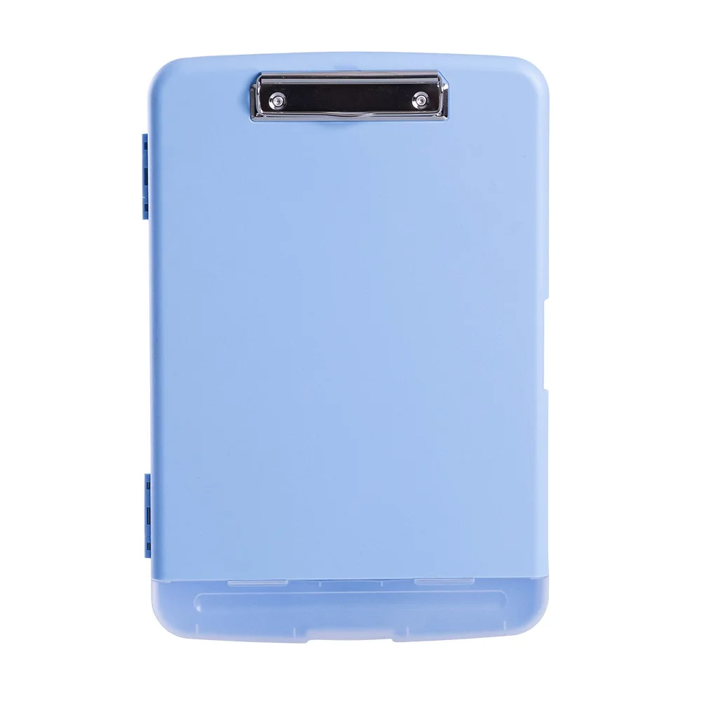 PU leather custom basketball coach file folder folding padfolio portfolio wooden menu 3 layer foldable nurse storage clipboard