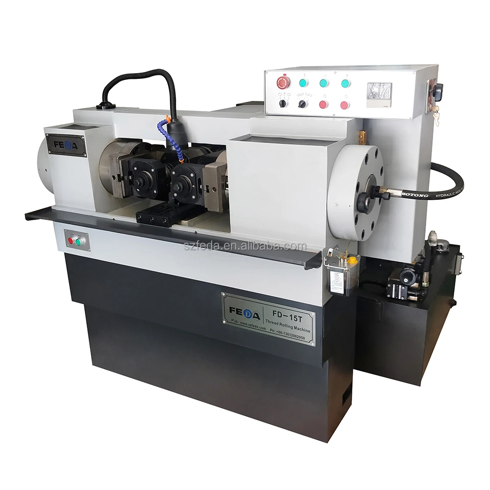 FEDA bottle cap thread making machinery bolts manufacturing machine FD-15T