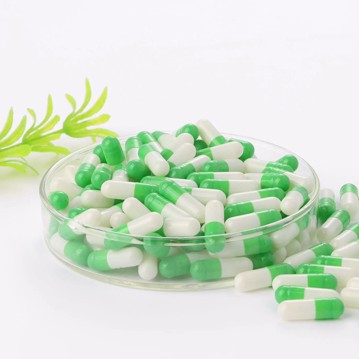 All sizes various colors available separated empty gelatin capsule shell