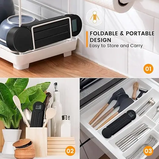 New Arrivals Foldable Kitchen Electronic Scales Portable ABS Digital Food Storage Kitchen Ultra thin Food Balance Scales