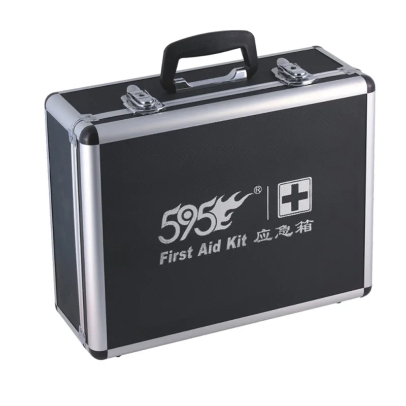 custom made aluminum case  hot sale  black medical box  first aid case