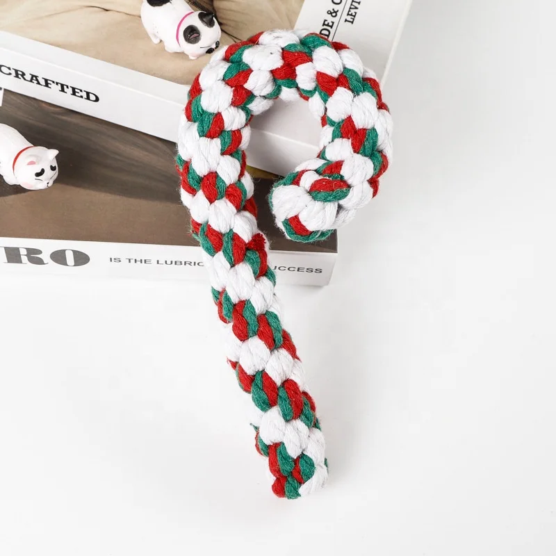 High Quality Durable Bite Toy Double Knot Rope Dog Chew Eco-Friendly Cotton Rope Dog Toys For Dogs