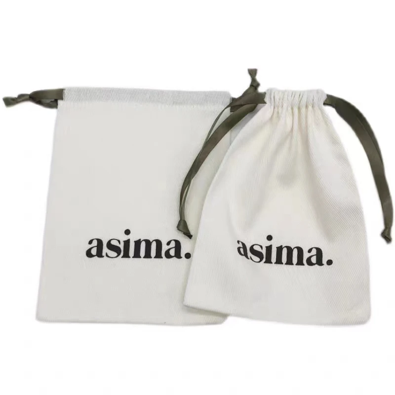 Wholesale Promotion Cheap And Practical Storage Bag Cotton Custom LOGO  Drawstring Bag