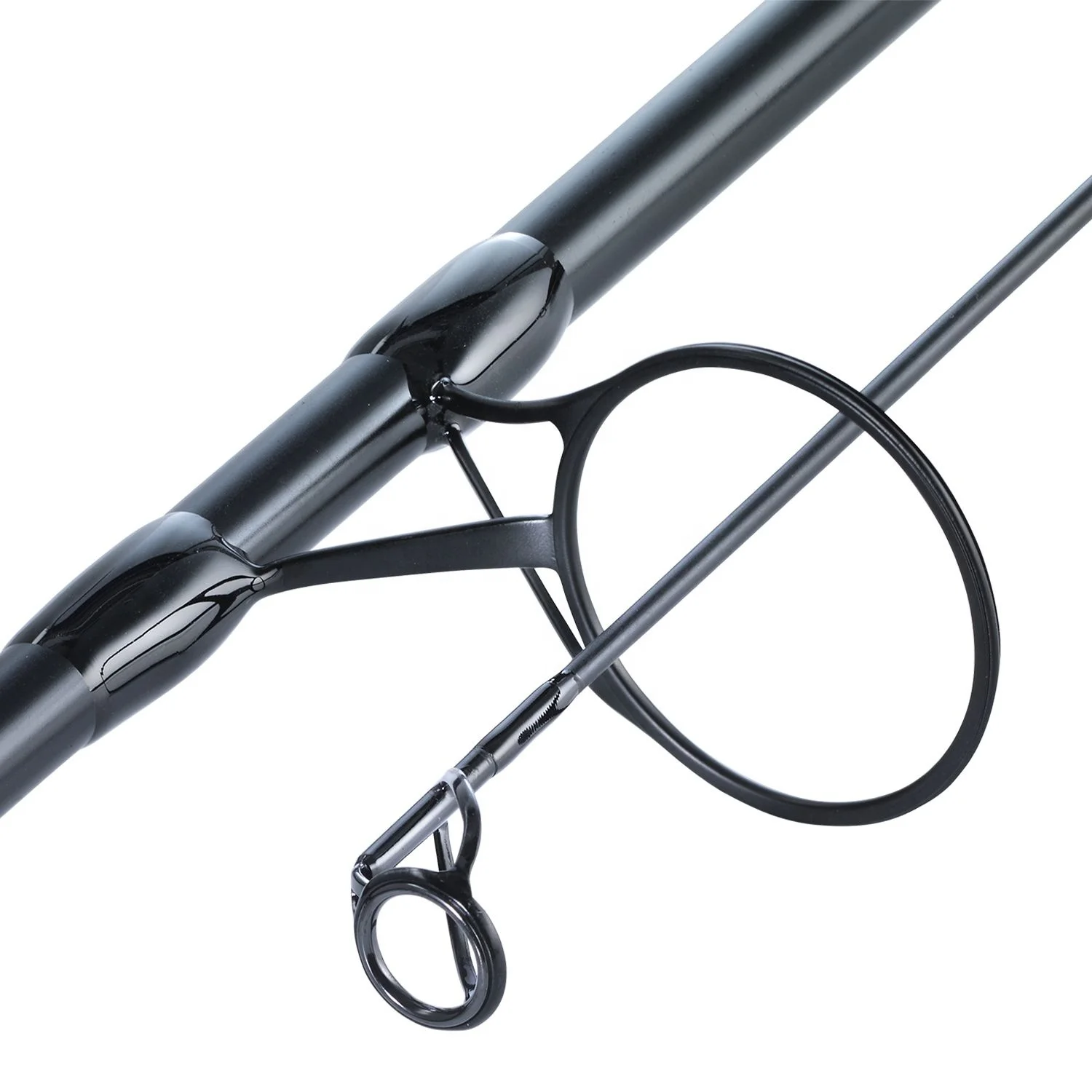 Ultra Light Traditional Black Carbon Carp Lure Fishing Rod 12ft & 13 ft 3.5lb For Carp Fishing