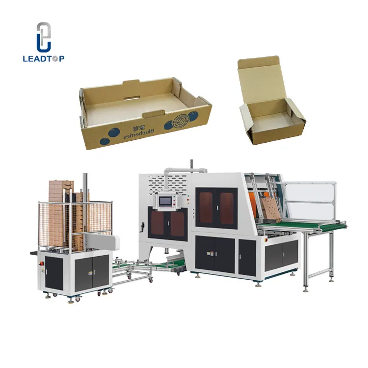 automatic Box Folding Machine Carton Box Forming Machine Cardboard box making