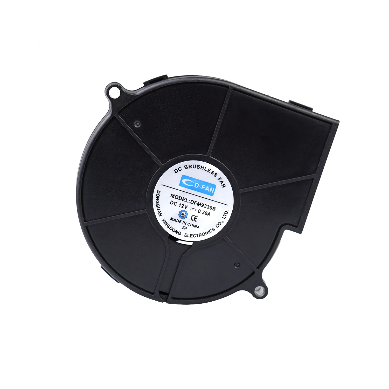 
93x93x30 centrifugal fan 12v 24v 3000RPM cooler fan 93mm DC blower for air purifier 