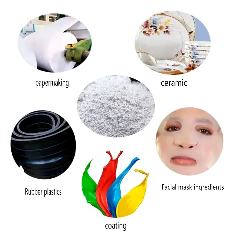 325 mesh white calcined washed kaolin powder for refracto face volcanic facial mask ceramic tile adhesive dry mortar 0-3mmkaolin