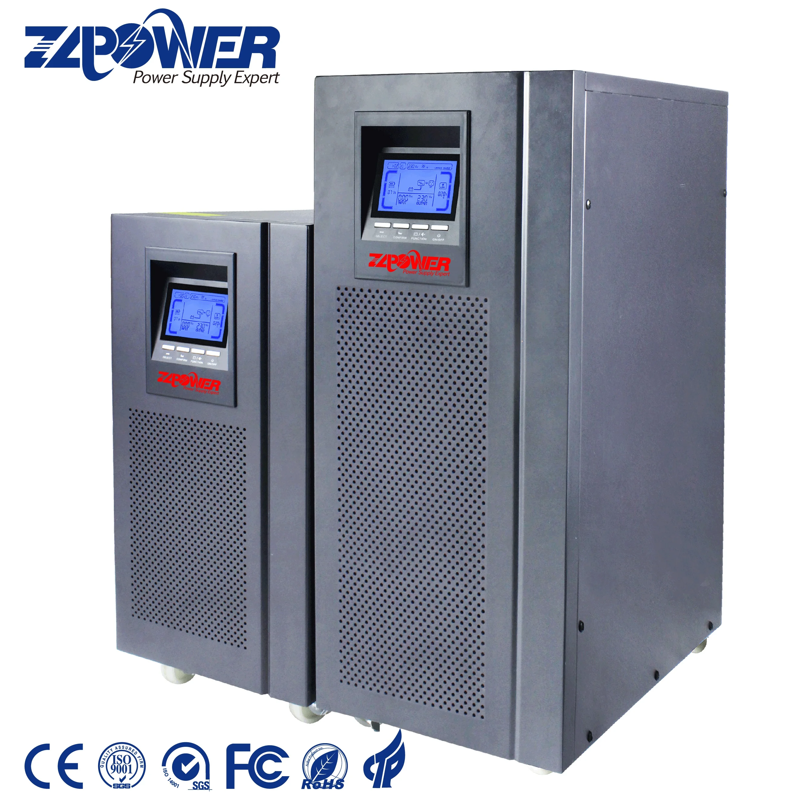 Top rated 100KVA industrial home online UPS 10kva 3 phase  low frequency online ups