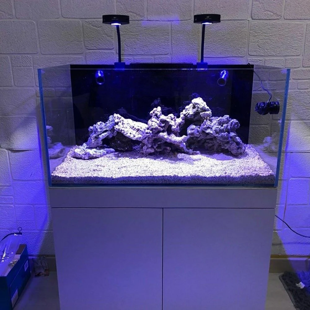 Aquaknight V2 V3 Smart Touch Controlled Full Spectrum Saltwater Marine Aquarium LED Light for Coral Reef Fish Tank