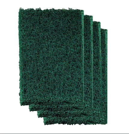 120*200 Aluminum oxide Green scouring padwelding machinegold sponge   scouring pad oxide