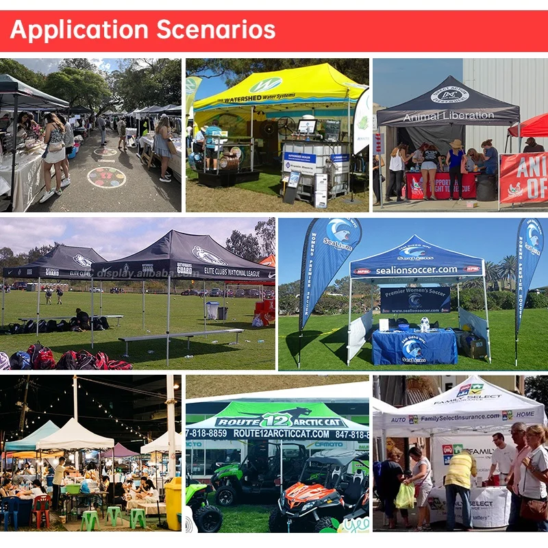 Оптовая продажа на заказ складной навес разных размеров для наружной выставки рекламы палатка мероприятий