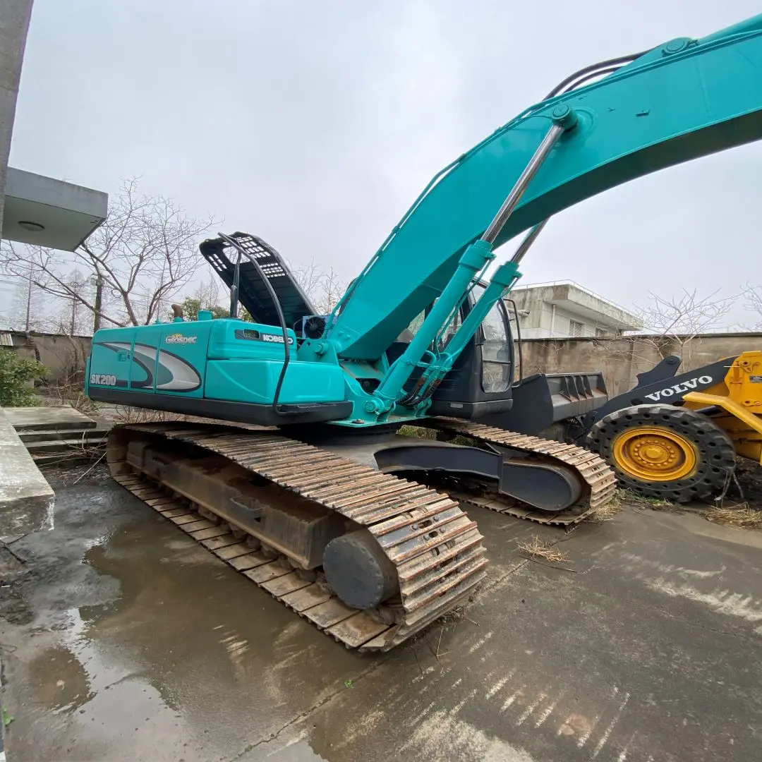 Japanese second hand Excavator KOBELCO SK200-8 Cheap and Affordable in SHANGHAI CHINA KOBELCO SK200-8