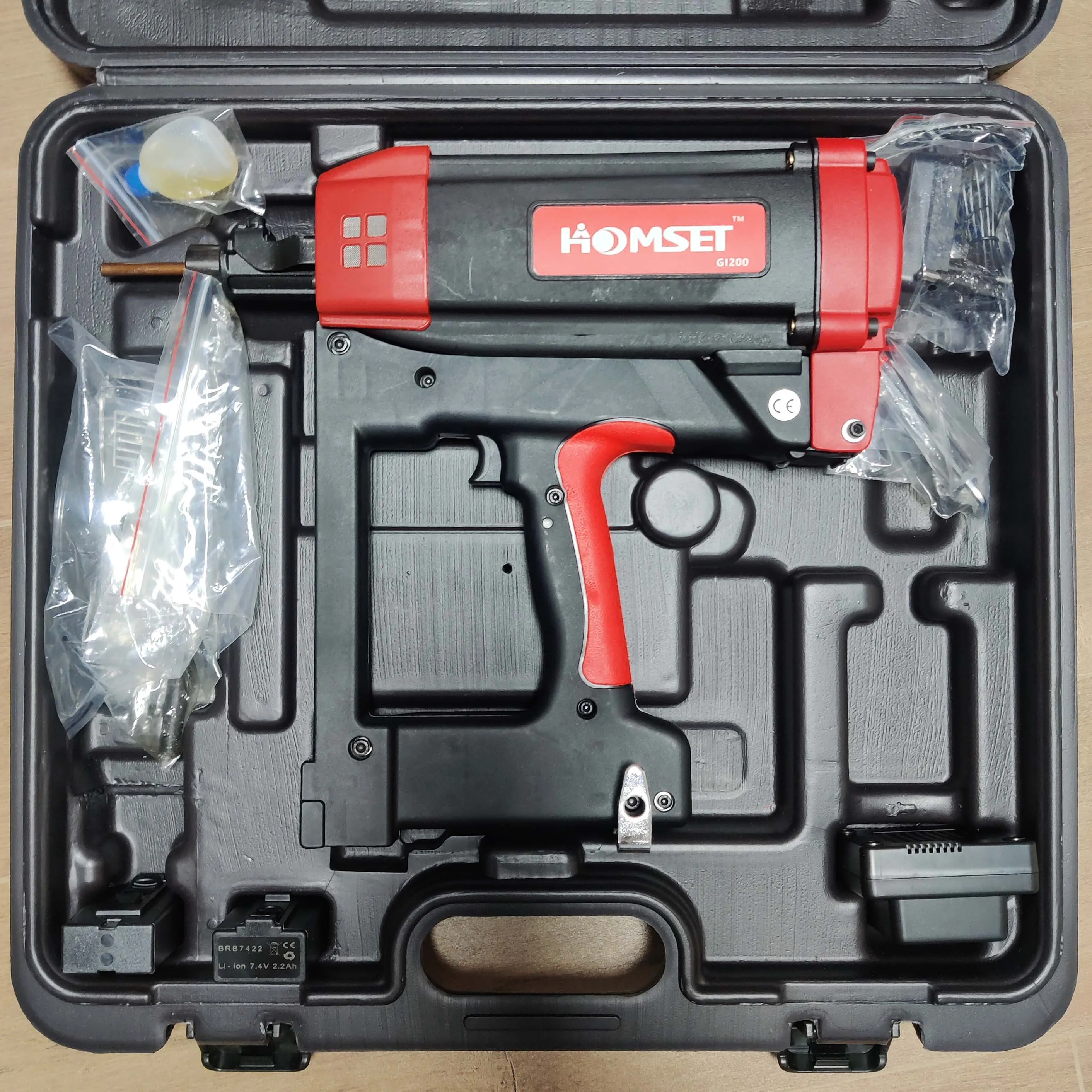 GI200 Insulation Gas Nailer Nail Gun Similar Hilti GX IE