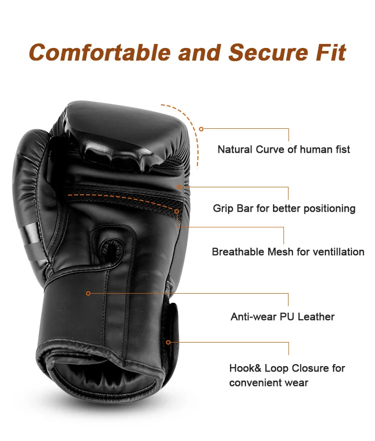 2023 professional boxing  training gloves custom design leather boxing gloves for gym indoor