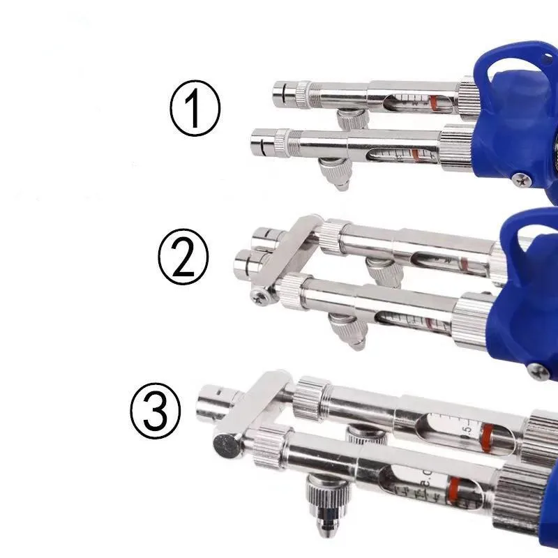 
0.1-1ml automatic double vaccine Syringe for veterinary 