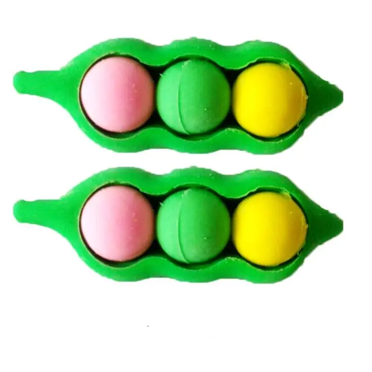 Wholesale pencil all kinds food Kawaii pencil rubber Cheap 3D fruit vegetables shape