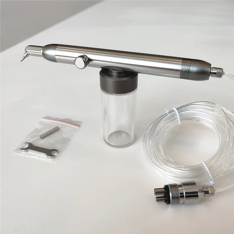 Portable Dental Sand Blasting Gun 2/4 hole Alumina Medical Oral Sand Blaster Technician Abrasion Polisher Sandblaster Gun