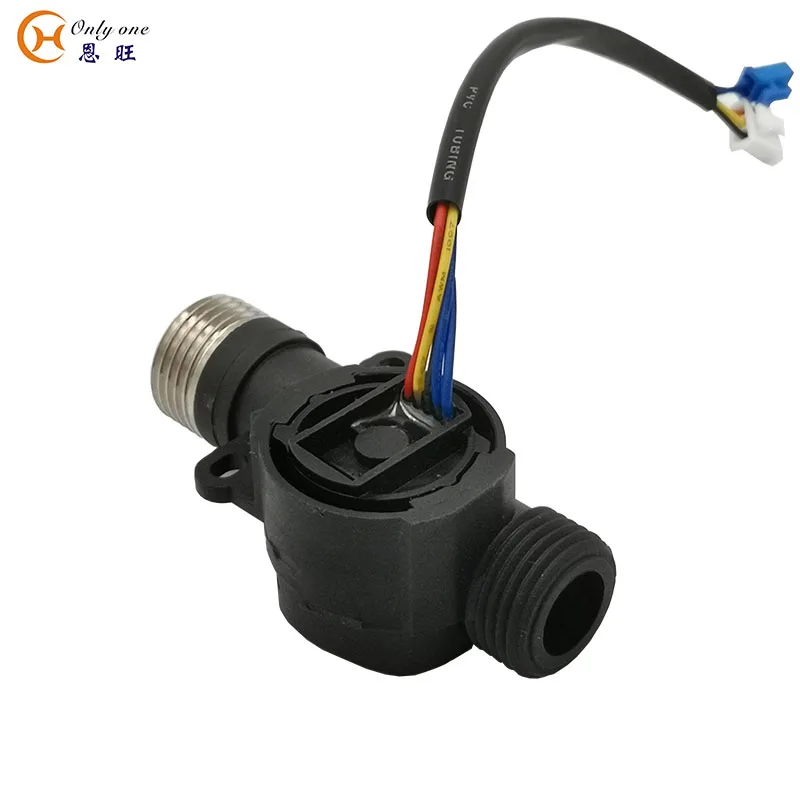 Plastic Magnetic Water Flow Sensor Multifunction Liquid Flowmeter 2-30L/Min