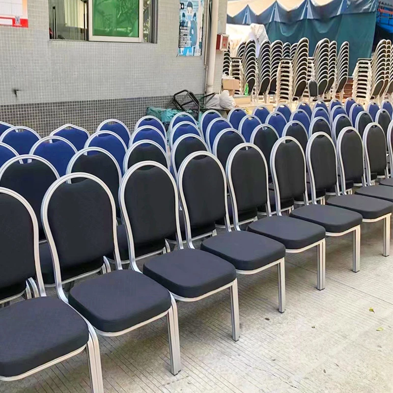Wholesale Party Chaises de banquet Stackable Wedding Banquet Chair Gold Furniture Hall Hotel Chair for Events Banquet