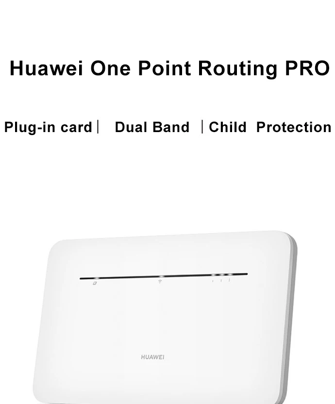 New HUAWEI B535-836 Router 4G CPE Cat 7 300Mbps Routers WiFi Hotspot Router with Sim Card Slot 4 Gigabit Ethernet ports