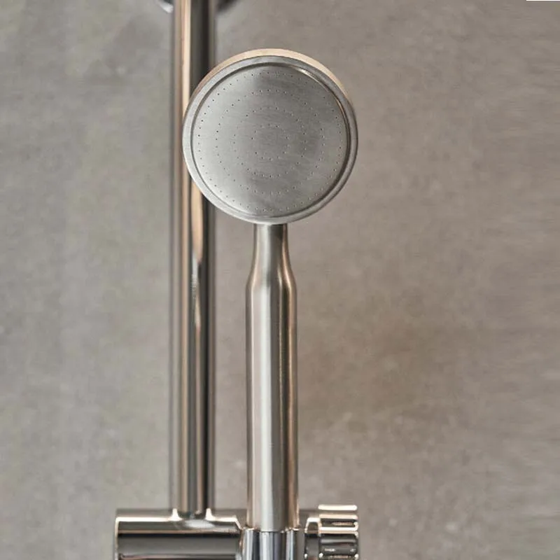 Manufacturer SUS 304 Shower Head High Pressure Hand Shower Stainless Steel Bathroom Shower Faucet