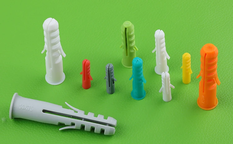 nylon Plug expansion tube plastic anchor wall plug Multi High Performance Expand Nail Wall Black 5mm Plastic Wall Plugs