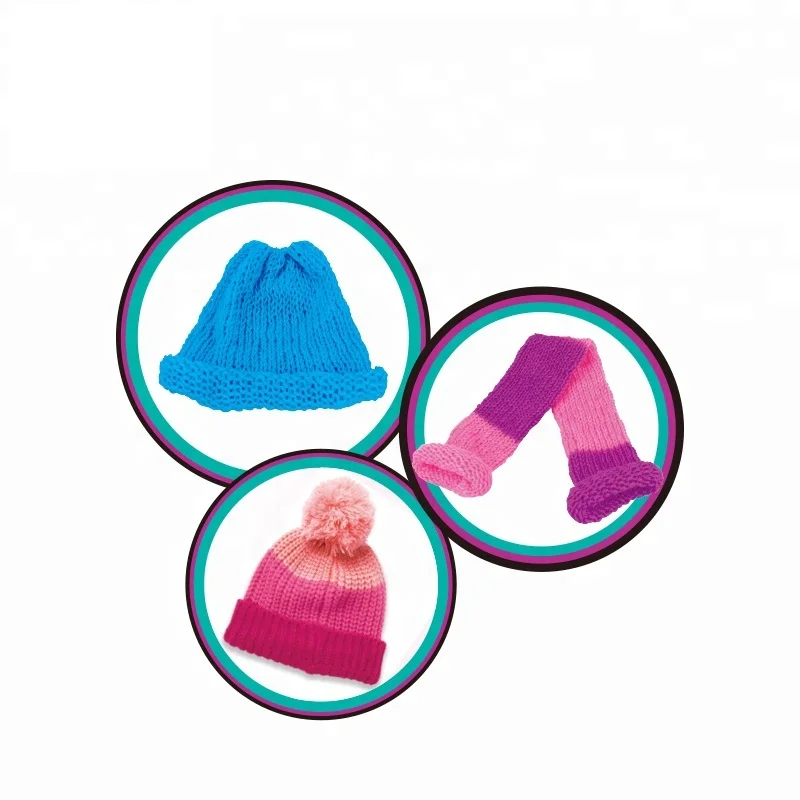 Высокое качество для девочек плетение игрушки Швейные вязальные машины детей