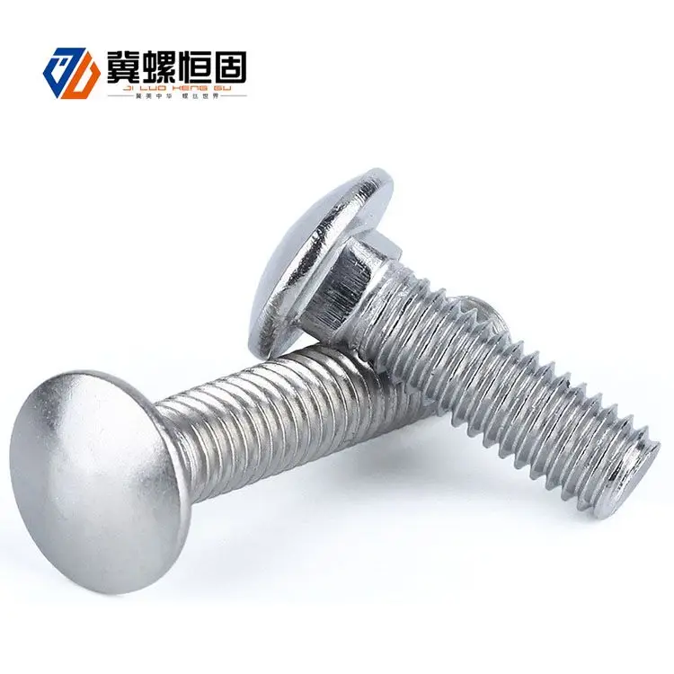 Manufacturer High Quality Carriage Bolt with Mushroom Head and Square Neck screw