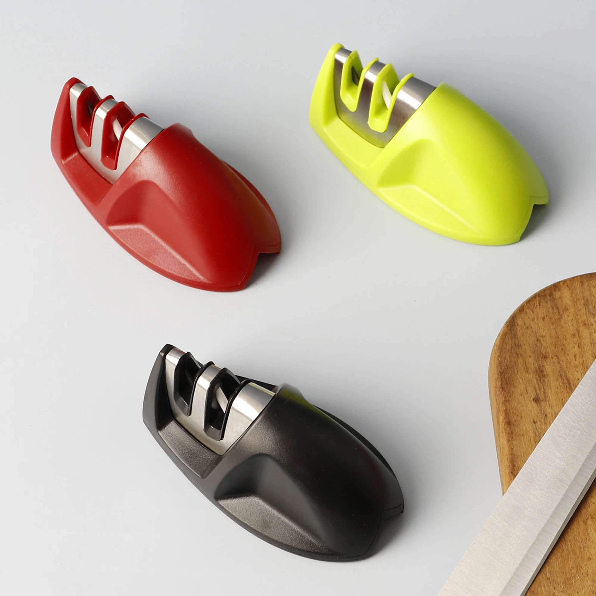 Kitchen small mini tool multifunction professional portable steel sharp blade knife sharpener