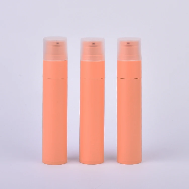 Custom Empty Plastic Colorful Cosmetic Packaging PP Airless lotion Pump Bottles Toothpaste Vacuum Tube