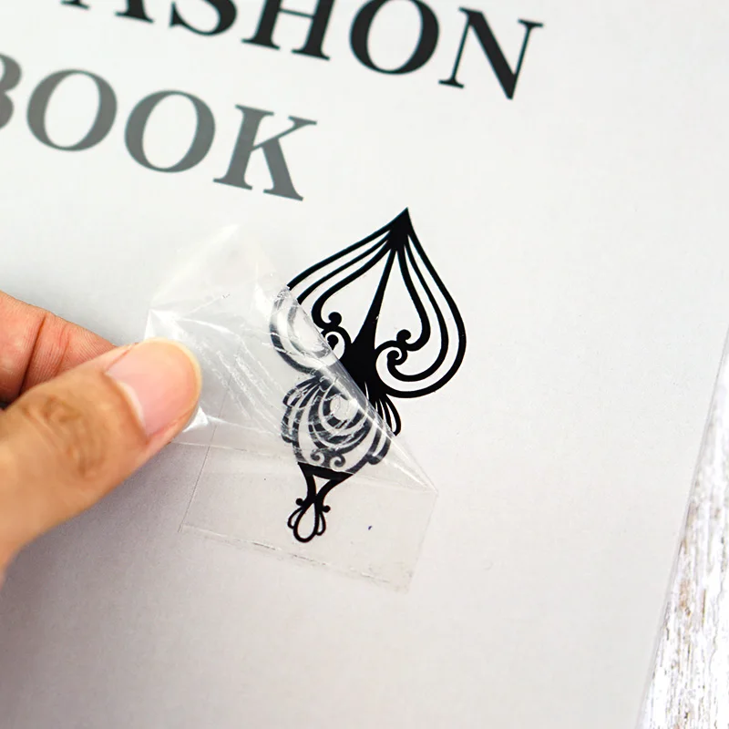 Customize UV Transfer Sticker Personalized 3D Vinyl Metallic Stickers,Custom Logo Business Labels Metal Sticker Gift box decal