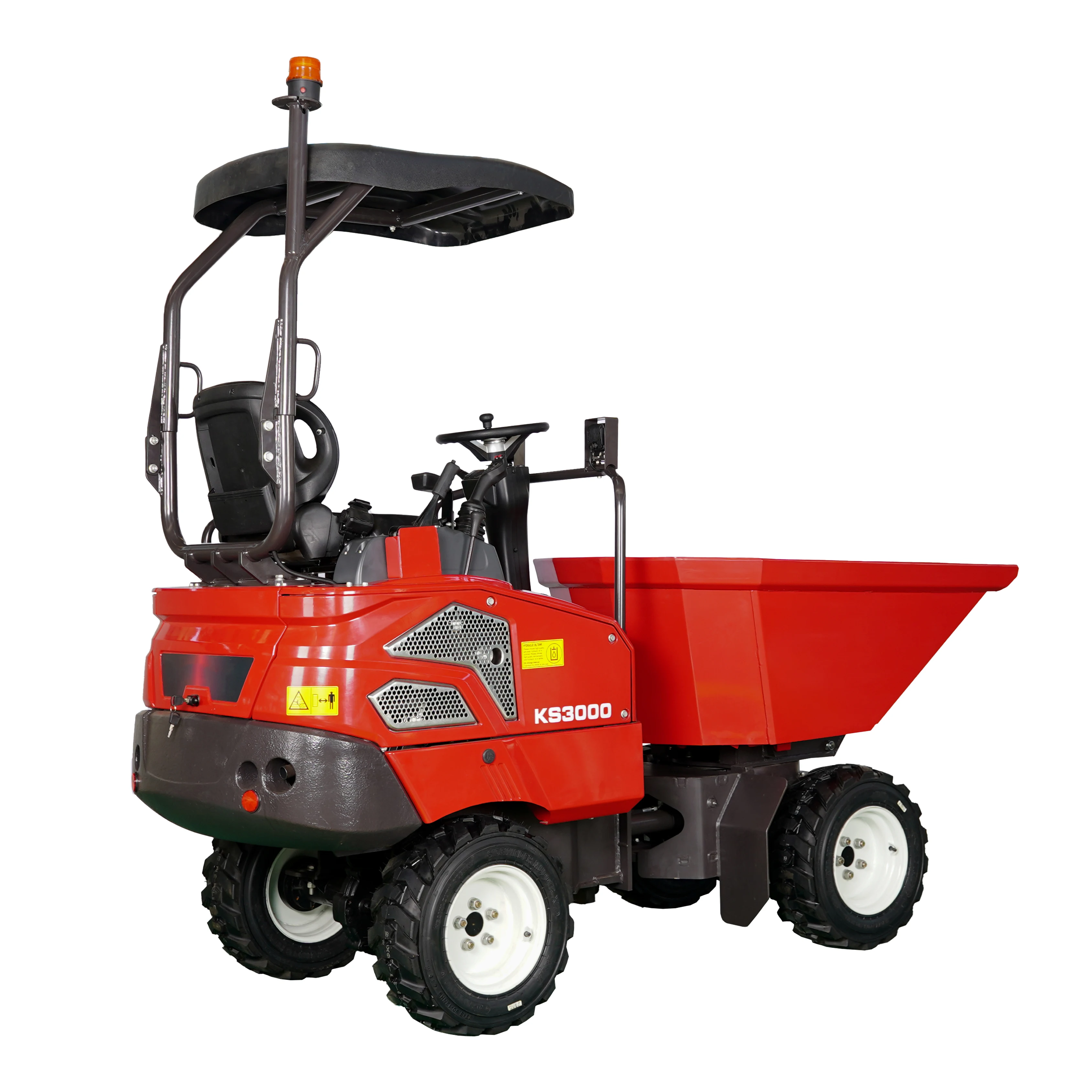 Mini Small dumper 1.5 Ton Light Dump Truck Wheeled dumper buggy