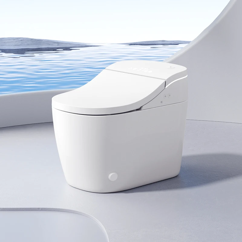 Hot Sale Automatic New Style Home Bathroom Floor Mounted Intelligent Smart Electric Toilets Bowl Auto Flush Sensor Smart Toilet