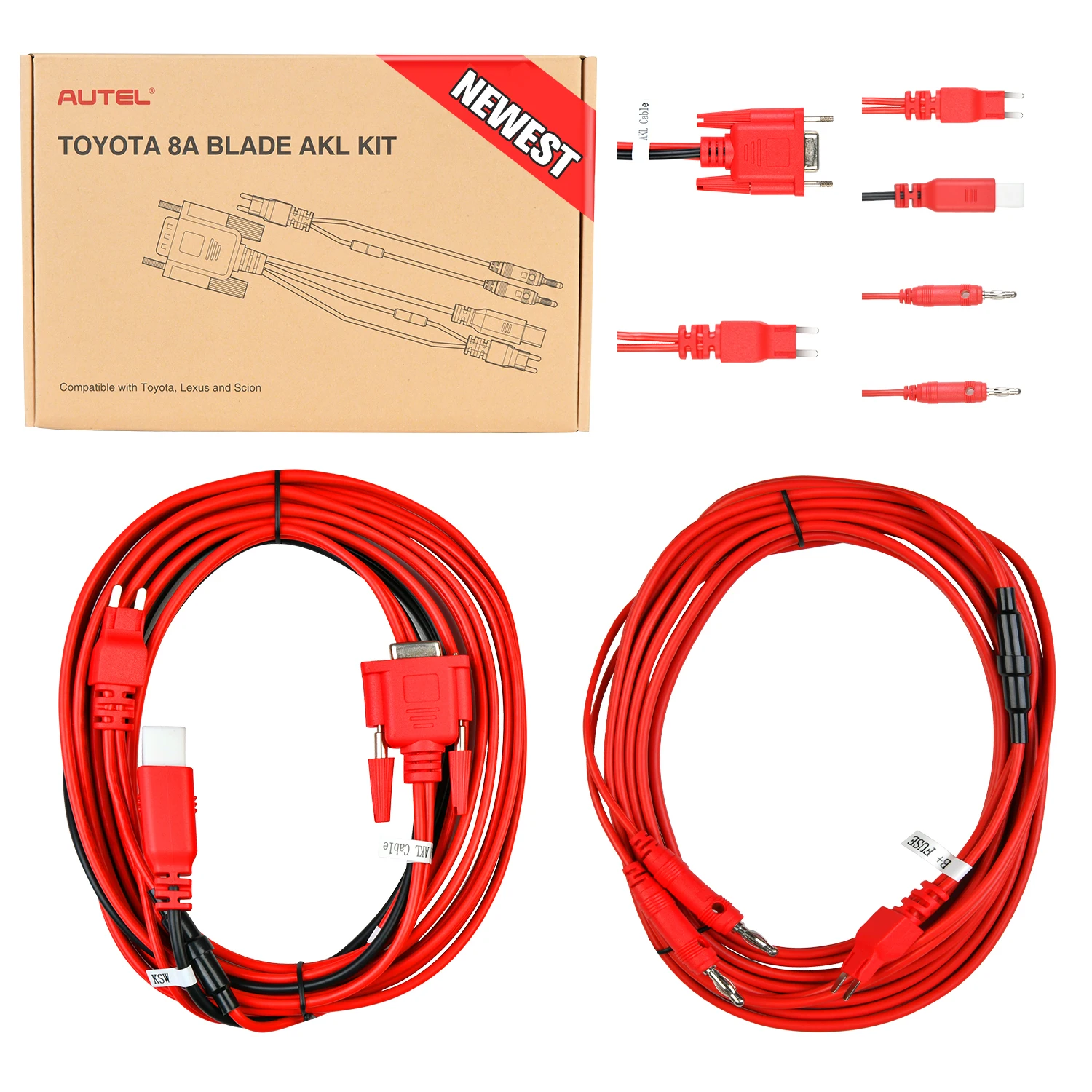 Autel 8A Blade AKL Kit Used for Programming for Toyota/ Lexus/ Scion 8A Blade Keys Work with IM608 IM508 APB112 and G-Box2