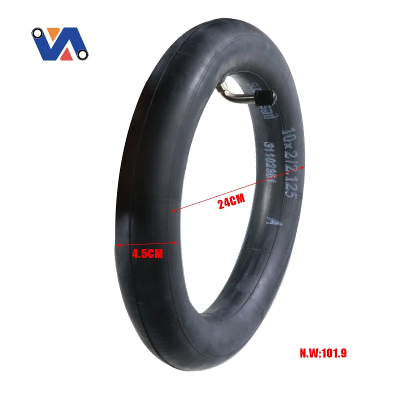 New Image 10*2.125 Inner Tube For HX X8/Kugoo HX PRO Scooter Replacement Inner Tube with Bent Valve 90 Degree