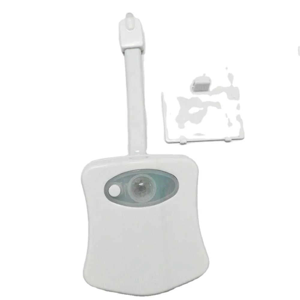 For WC LED Luminaria Lamp Wholesale LED Toilet Light PIR Motion Sensor 8 Colors Toilet Seat Night Light Waterproof WC Backlight