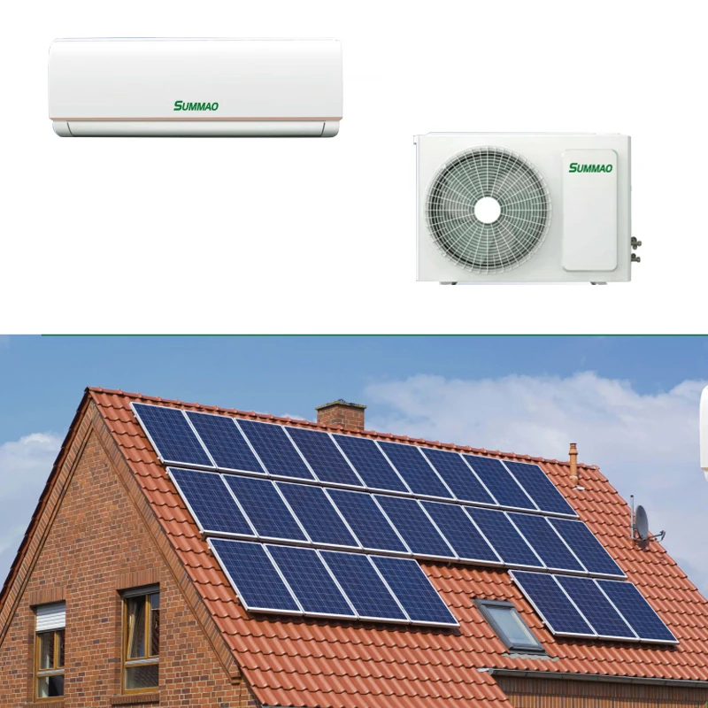 9000BTU 12000BTU 18000BTU 24000BTU солнечный кондиционер постоянного тока гибридный на стене сплит Кондиционер