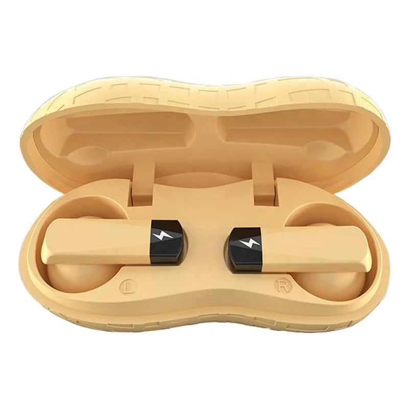 New creative personality peanut shape V5.0 long battery life wireless earphone compatible with life waterproof mini earphone