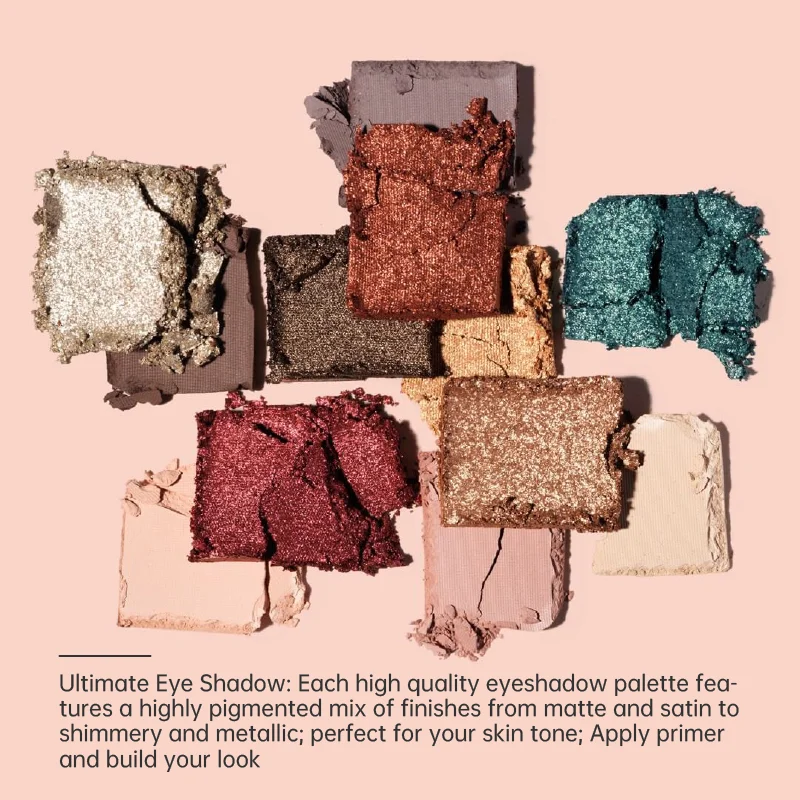 BBC eyeshadow palette private label glitter eyeshadow palette high quality
