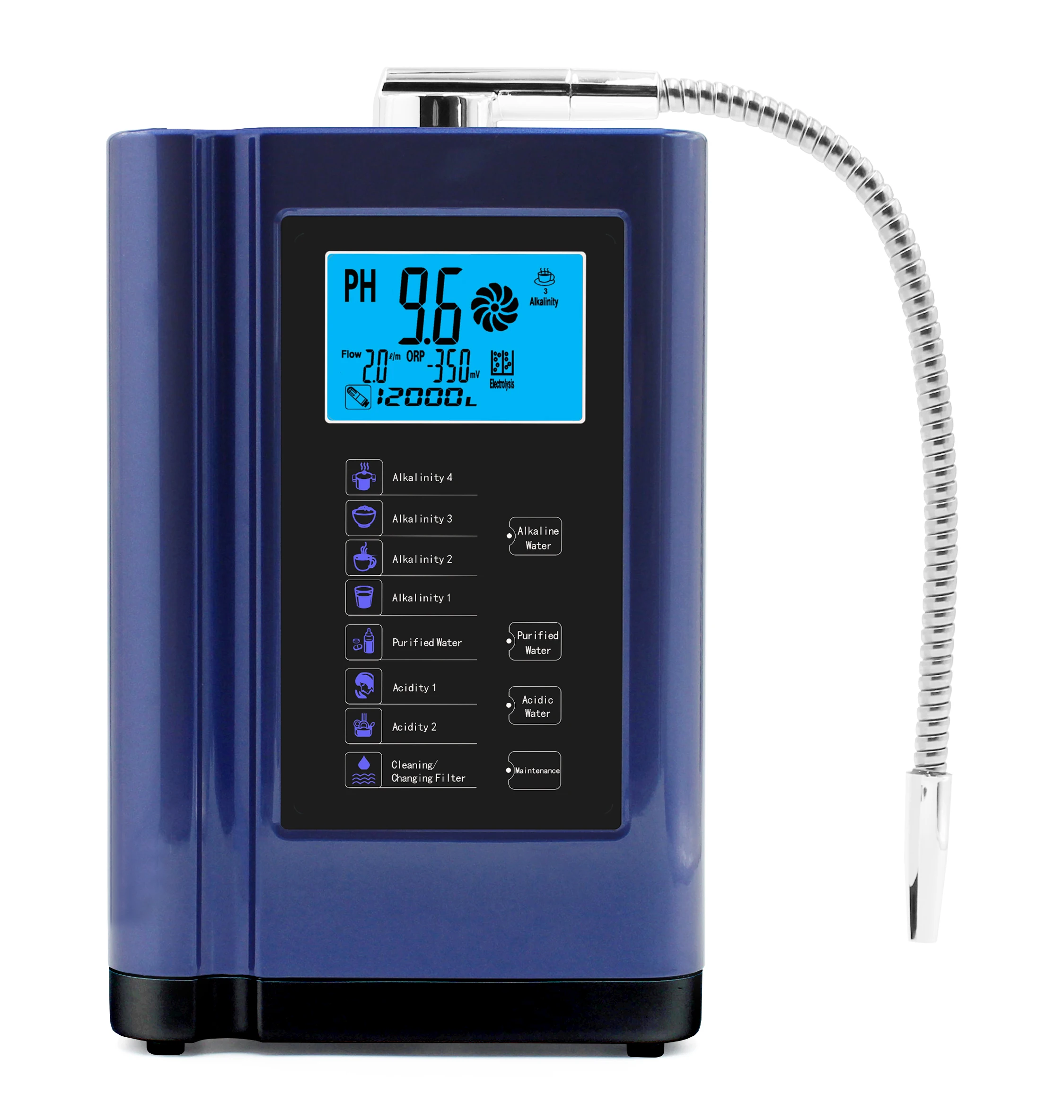 Multi-function Alkaline hydrogen Water Ionizer anti-oxidant ionized water machine hydrogen water generator machine