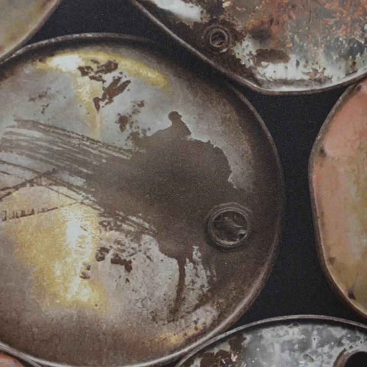 Vintage paint bucket graphic wall paper for home office stick PVC Vinyl Fabric Wallpaper for Wall Covering Mural wallcoverings