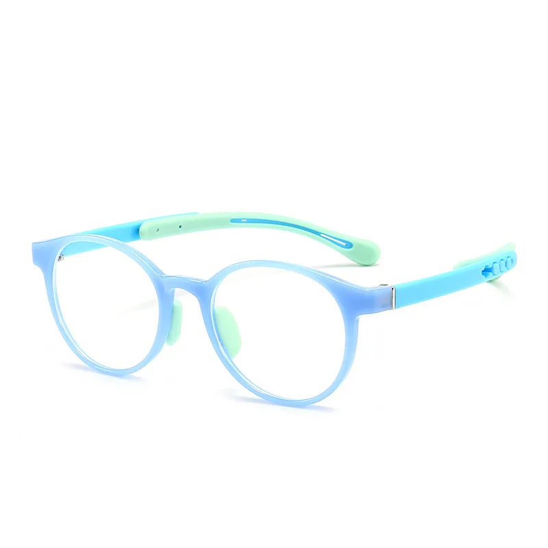 Glazzy TR90 Eye Glass Anti Blue Light Sight Optical Glasses for Girls Boys Latest Eyeglasses Kids Spectacles Frames 2024