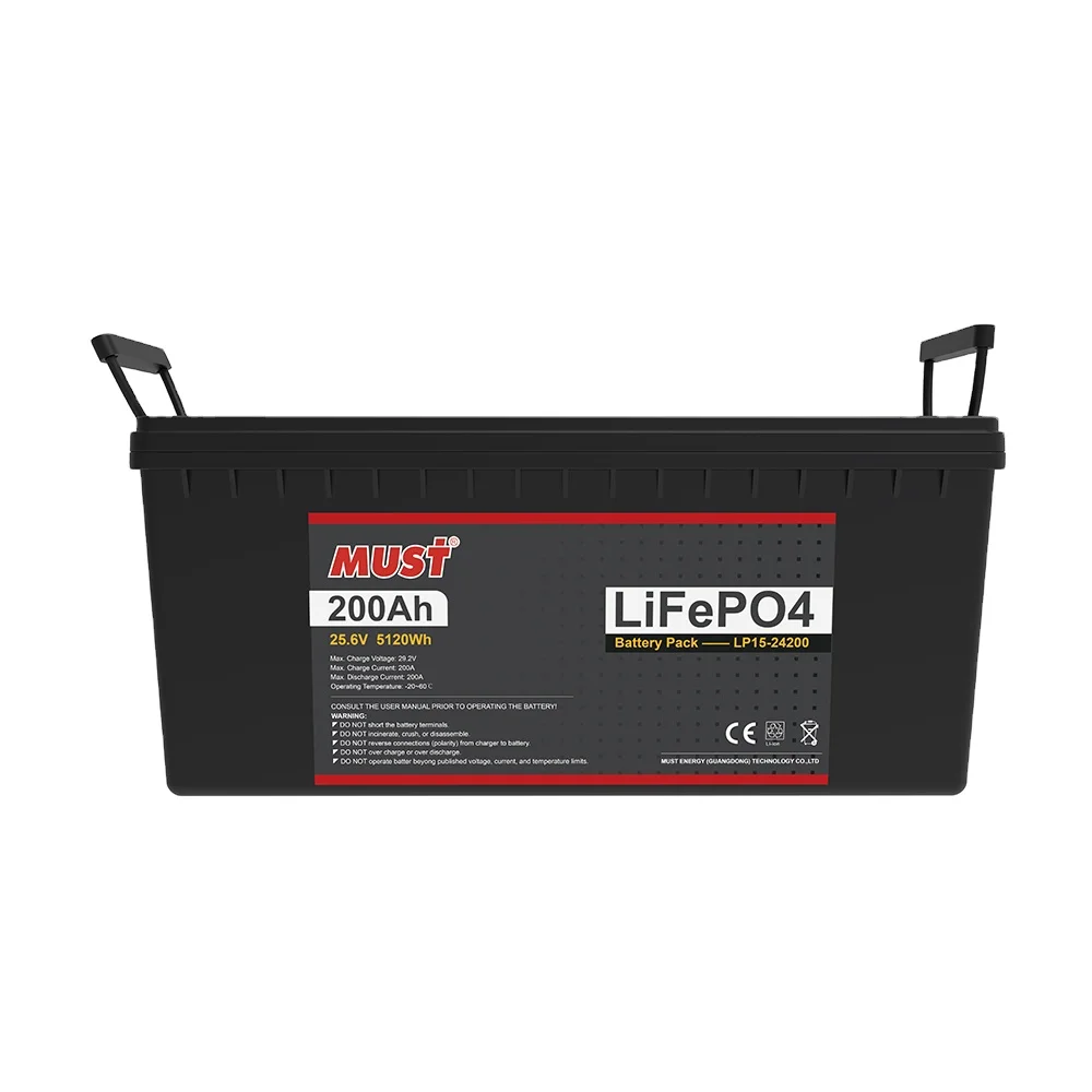 MUST Oem 3.2V 12V 12.8V 24V 48V Lifepo4 Battery 20Ah 100Ah 200Ah 280Ah Pack Lithium Ion